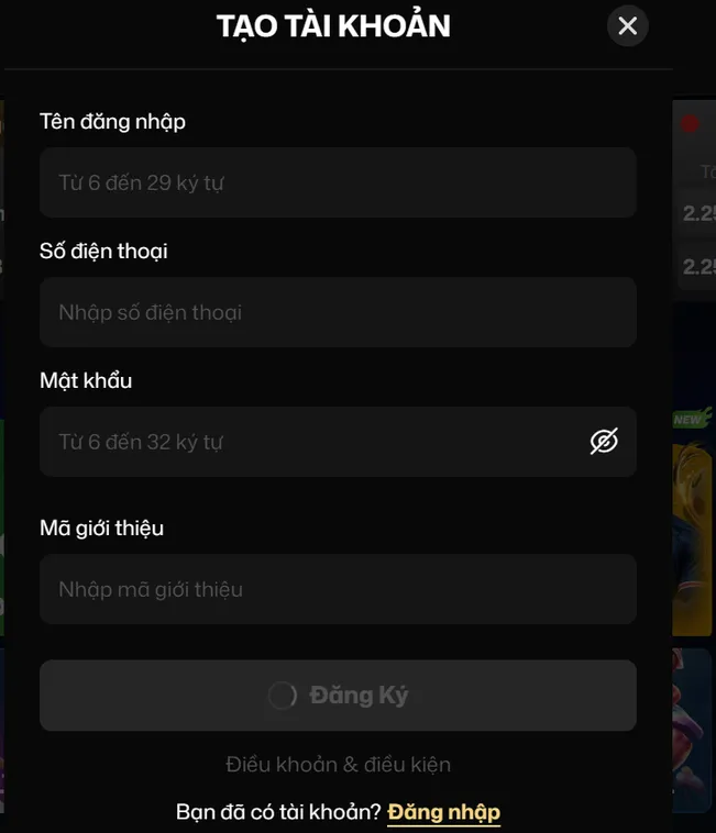 Đăng Ký VaoBet Quy Trình Nhanh Chóng Mở Ra Cơ Hội Nhận Thưởng Lớn