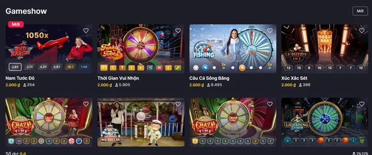Khám Phá Thế Giới Giải Trí Đỉnh Cao Table Game Game Shows Tại VaoBet