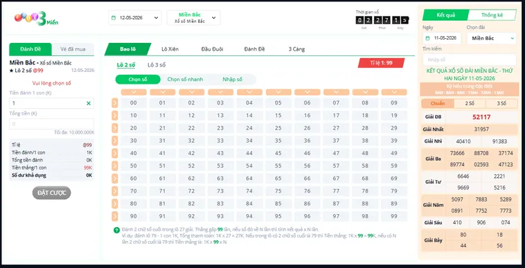 Đa Dạn Các Loại Kèo Cược Với Lô Đề VaoBet
