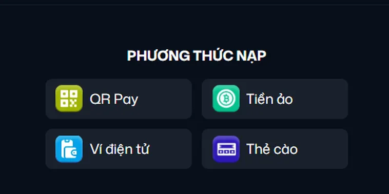 Phương Thức Nạp Tiền Đa Dạng Tại VaoBet
