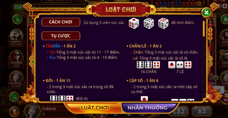 Chinh Phục Thử Thách Cùng Table Game Sicbo Tài Phú Tại VaoBet