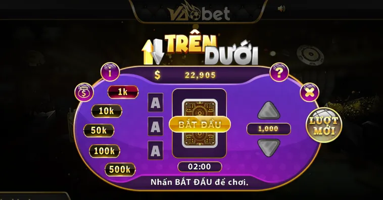 Trải Nghiệm Đỉnh Cao Game Nhanh Trên Dưới Tại VaoBet Cho Mọi Cược Thủ Chuyên Nghiệp