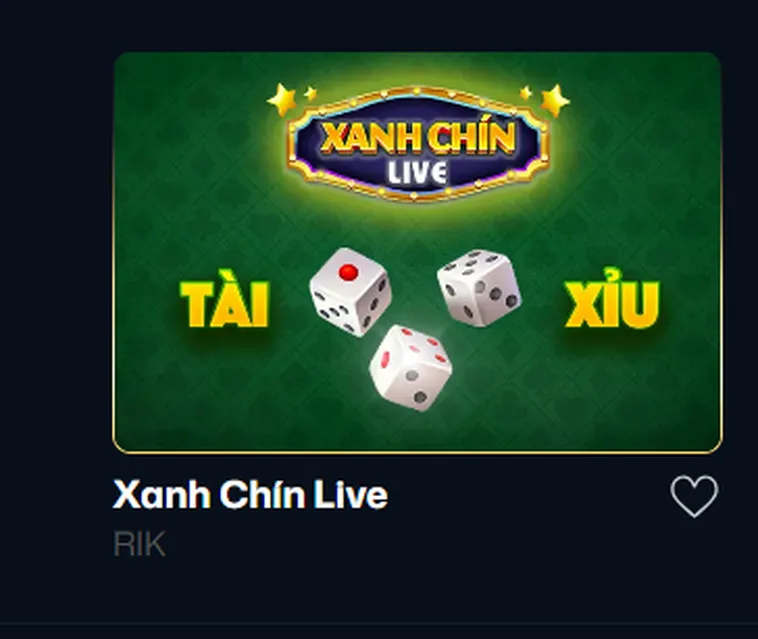 Xanh Chín Live Tại VaoBet Trải Nghiệm Đỉnh Cao Với Tỷ Lệ Ăn Thưởng Cực Hấp Dẫn